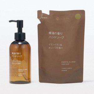 MUJI Essential Oil Hand Soap Ylang Ylang & Orange – жидкое мыло для рук с ароматом иланг-иланга и апельсина