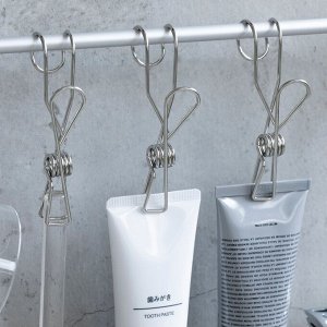 MUJI Hanging Wire Clips - подвесные проволочные зажимы из нержавеющей стали, 4 шт.