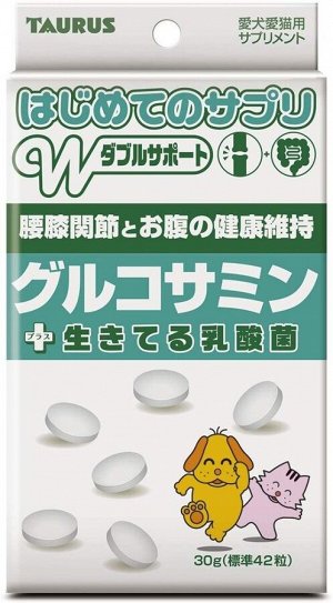 Комплекс для поддержания здоровья суставов и кишечника Taurus First Supplement Glucosamine For Pets