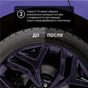 Чернение для колёс Tire polish 500 Detail мл