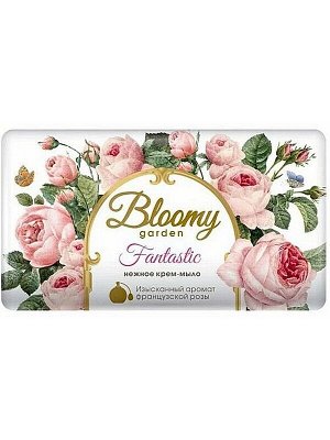 Мыло крем твёрдое туалетное Bloomy garden ассортимент 90г
