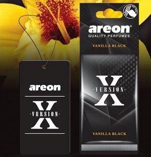 Ароматизатор AREON картон X-VERSION Ванила Блэк