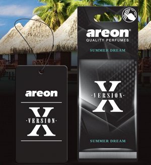 Ароматизатор AREON картон X-VERSION BLACK - Summer Dream 10г