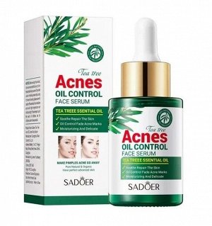 Sadoer Tea Tree Acnes сыворотка для лица 30 мл освежающая, увлажняющая для проблемной кожи