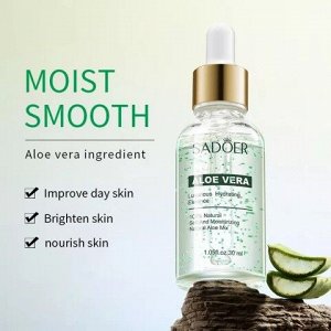 Sadoer Aloe Vera сыворотка для лица 30 мл питание, увлажнение для всех типов кожи экстракт алоэ вера
