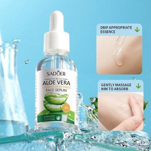 Sadoer Fresh Aloe сыворотка для лица 30 мл увлажнение, питание для всех типов кожи