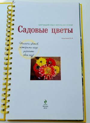 Книга Садовые цветы. Никитина