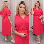 Платья, костюмы с юбкой plus size от 48-72 размера