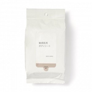 MUJI Sensitive Skin Body Sheets – гипоаллергенные салфетки для тела
