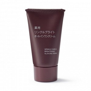 MUJI Wrinkle Bright All-In-One Cream (Travel Size) – антивозрастной крем 3-в-1 с эффектом осветления