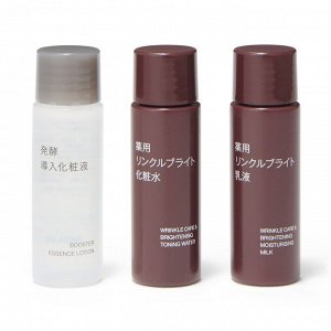MUJI Wrinkle Bright Trial Set – пробный набор антивозрастного ухода