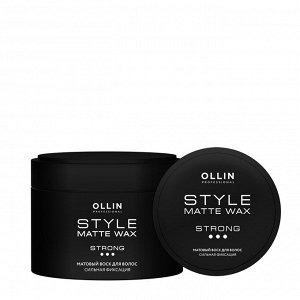 OLLIN STYLE Матовый воск для волос сильной фиксации 50г