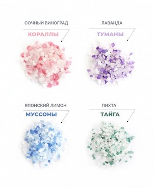 МОРСКАЯ СОЛЬ ДЛЯ ВАННЫ  УСПОКАИВАЮЩАЯ С АРОМАТОМ ЯПОНСКОГО ЛИМОНА