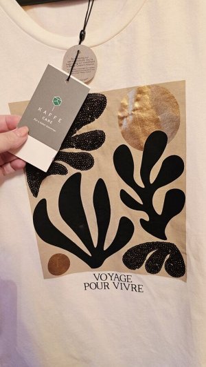 Новая футболка бренд Kaffe