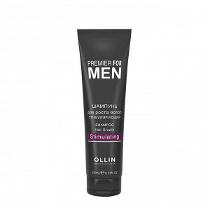 OLLIN PREMIER FOR MEN Шампунь для роста волос стимулирующий 250мл/ Shampoo Hair Growth Stimulating