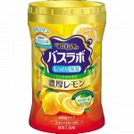 HERS, Bath Labo&quot; Увлажняющая соль для ванны с гиалуроновой кислотой (лимон), банка 640 гр, Япония
