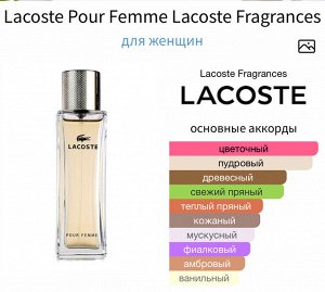 Женские духи Lacoste Pour Femme 30 мл. Оригинал