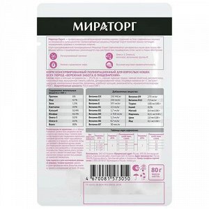 Winner Expert пауч 80г для кошек Gastrointestinal для пищеварения