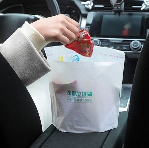 Самоклеящиеся пакеты для мусора (20 шт) в авто, на стол, в ванную