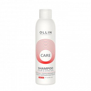 OLLIN CARE Шампунь, сохраняющий цвет и блеск окрашенных волос 250мл/ Color&Shine Save Shampoo