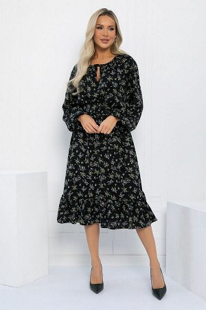 Платье Алания (черное) П12996-10М