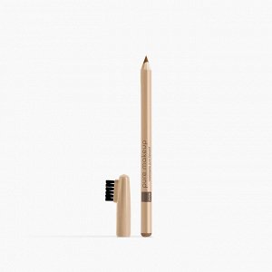 Карандаш для бровей со щеточкой 2 в 1 Pure Makeup, цвет Теплый русый