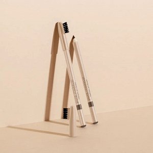 Карандаш для бровей со щеточкой 2 в 1 Pure Makeup, цвет Брюнетка