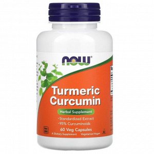 Куркумин NOW Turmeric Curcumin 665мг - 60 капс.