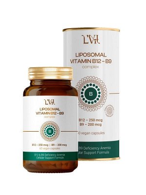 Витамин B-9-B-12 L'Vit Liposomal B12-B9 - 60 капс
