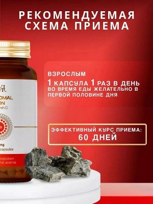 Железо L'Vit Liposomal Iron + Vitamin C - 60 капс