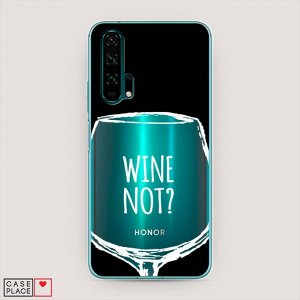 Силиконовый чехол Wine not black на Huawei Honor 20 Pro