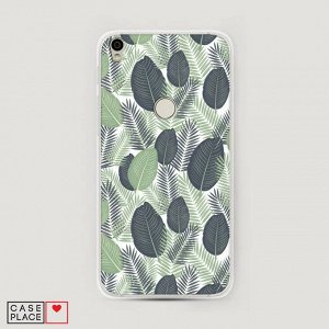 Cиликоновый чехол Пальмовые листья паттерн на Alcatel Shine Lite