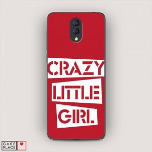 Силиконовый чехол crazy little girl на Alcatel 3L 5039D (2019)