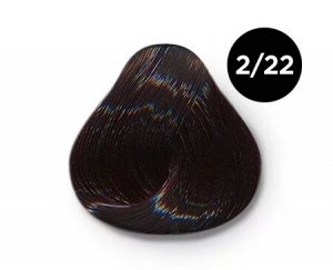 OLLIN COLOR  2/22 черный фиолетовый 60мл Перманентная крем-краска для волос