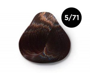 OLLIN COLOR  5/71 светлый шатен коричнево-пепельный 60мл Перманентная крем-краска для волос