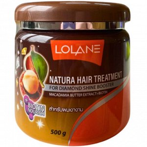 Маска для волос с маслом макадамии "Питание и Бриллиантовый блеск" LOLANE NATURA