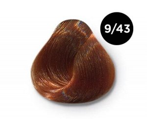 OLLIN COLOR  9/43 блондин медно-золотистый 60мл Перманентная крем-краска для волос