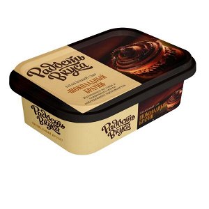Плавленый сыр Шоколадный брауни 30% 180г Радость вкуса