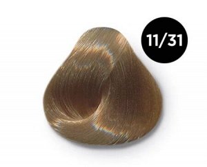 OLLIN COLOR 11/31 специальный блондин золотисто-пепельный 60мл Перманентная крем-краска для волос
