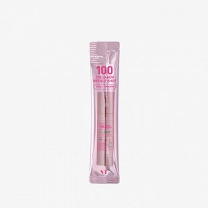 VT COSMETICS COLLAGEN REEDLE SHOT 100  Интенсивная бустер-сыворотка с коллагеном 2мл*1шт (1cтик)