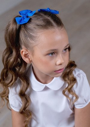 Ваниль заколка синий