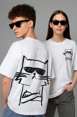 Детская футболка оверсайз Happyfox