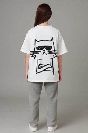 Детская футболка оверсайз Happyfox