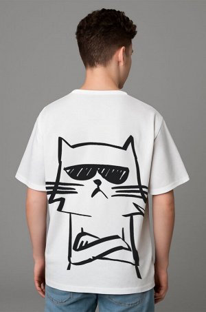Детская футболка оверсайз Happyfox