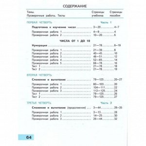 Издательство «Просвещение» Проверочные работы «Математика», 1 класс, Волкова С.И., 2024