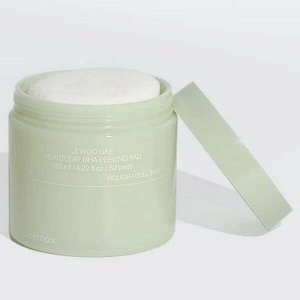 Тонизирующие пилинг-пэды с BHA-кислотой Celimax Ji Woo Gae Heartleaf BHA Peelind Pad, 60шт (125мл)