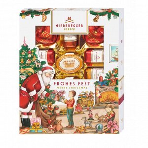 Набор марципана Марципановый рай в рождественской упаковке Niederegger, 182 г