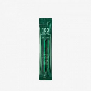 VT COSMETICS Бустер-сыворотка с микроиглами для чувствительной кожи 100 PRO CICA REEDLE SHOT 2мл*1шт (1стик)