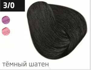OLLIN COLOR  3/0 темный шатен 100 мл Перманентная крем-краска для волос