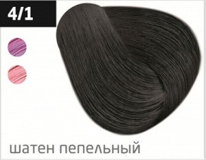 OLLIN COLOR  4/1 шатен пепельный 100 мл Перманентная крем-краска для волос